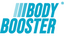 Body Booster logo with a gradient blue color on a white background